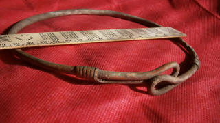 Славянская бронзовая шейная гривна