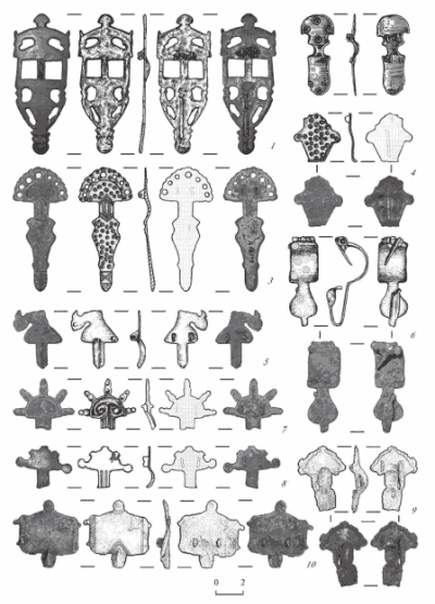 Находки фибул VI - начала VIII в. с территории Полтавщины