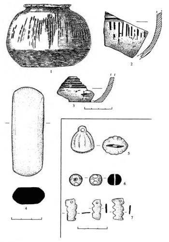  Могильник 1 археологического комплекса у с.Сидорово. Вещи из погребений