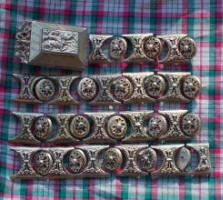 Серебряный позолоченный шляхетский пояс 16-17 век