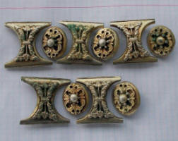 Накладки шляхетского пояса 17 века