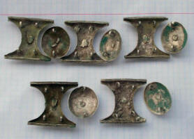 Серебряные поясные накладки