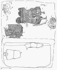 Общий план погребения № 1