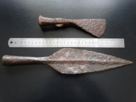 Скифские топор м копьё с форума udergrоundhistory