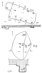 Сидоровское городище: 1 – раскоп 9, помещение 10; 2 – раскоп 9, хоз.яма 7.