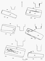 Могильник І. Раскоп 11. Чертежи погребений №№ 174, 167, 172, 173, 175.