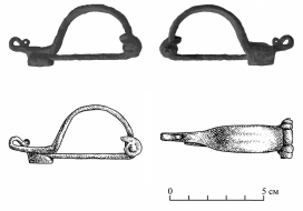Железная фибула из Крыма