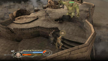 Если нет копья, то стреляем в троля тем что есть. Lord Of The Ring: The Return Of The King 2003 - game from PC