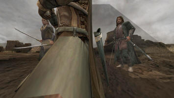 Выемка на устье ножен меча Фарамира.