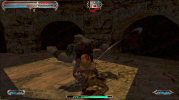 К счастью: тролль неповоротлив. Бить его по спине - самое оно.