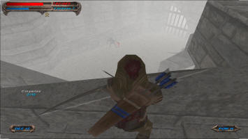 У гоблина ранение в руку Severance: Blade of Darkness