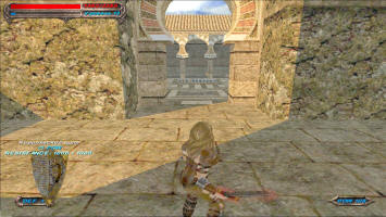 Амазонка пытается быть рыцарем Severance: Blade of Darkness