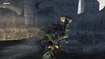 Арагорн в схватке с тролем. Игра Властелин Колец: Содружество Кольца