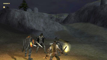 Арагорн защищает Фродо от назгулов