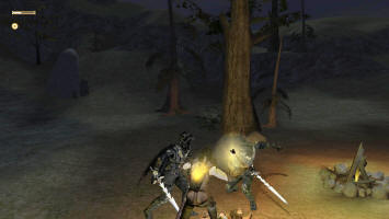 Арагорн спасаает Фродо от назгулов