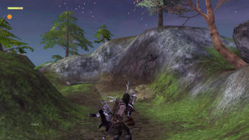 И лупить орка-лучника в со всего размаху