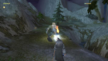 Троль ф в свою очередь болезненно переносит удары магии Гендальфа