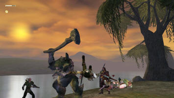 Троль рассердился что ему там по заднице резанули и как вдарил дубиной что и Гимли досталось. Боромир как всегда ничего не понимает