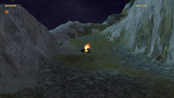 Лежит тихо догорает орк