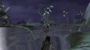 Глубинный Страж охраняет вход в Морию. Самый простой босс в игре легко расстреливается из лука