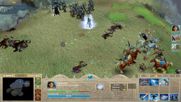 Арагорн лечит Леголаса. Теоден со своими всадниками бьют армию Сарумана. Властелин Колец: Война Кольца