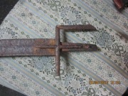 Открытая L-образная гарда рукояти сабли