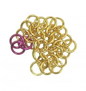 Берем треугольник и замыкаем кольца у рядков 4 и 2