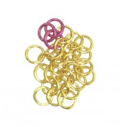 Берем треугольник и замыкаем кольца у рядков 4 и 2