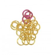 Берем треугольник и замыкаем кольца у рядков 4 и 2