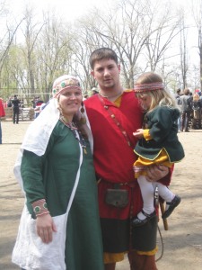 Капитан Рарога с семьей