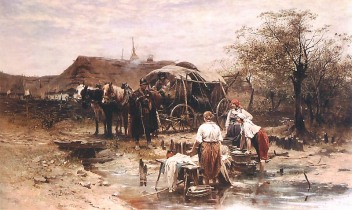 Разговор с прачками