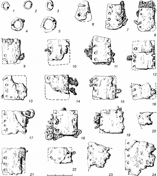 Доспех-бехтерец из Бартымского I селища