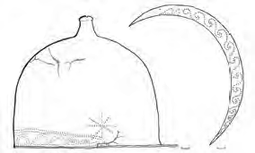 брозовый шлем Монтефортино