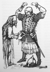 Обряд воинского посвящения в княжескую дружину на Руси