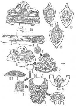 Иконографическая схема "Один и вороны"