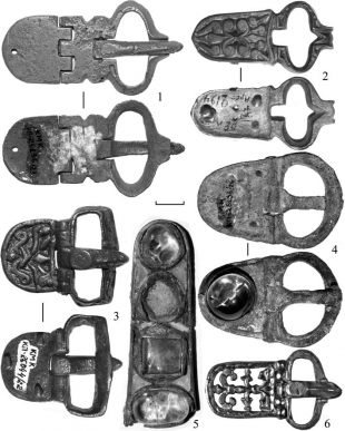 Ременные пряжки раннесредневековых кочевников