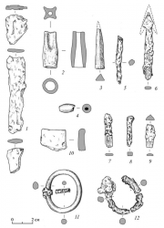 Пильнинский II могильник. Погребальный нвентарь погребения 1