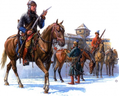 Луцкий дворянин, новик Михаил Петров сын Лукомский с боевыми холопами во взятом Невеле