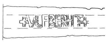 Клеймо мастера (или владельца) на клинке меча