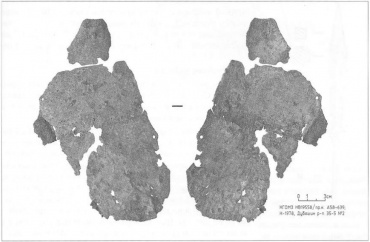 Фрагменты пластины шлема. Дубошин раскоп (Великий Новгород, Россия)