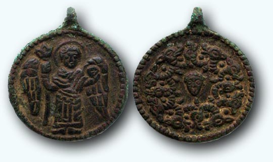 Змеевики с изображением Феодора Стратилата в рост, 9 тип