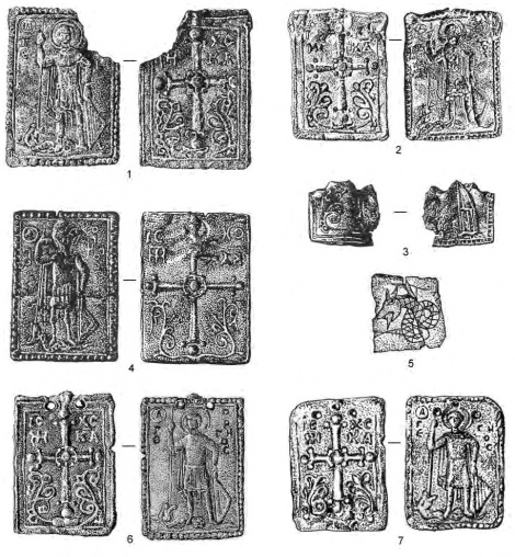 Свинцовые иконки из региона Силистры (Добруджа)