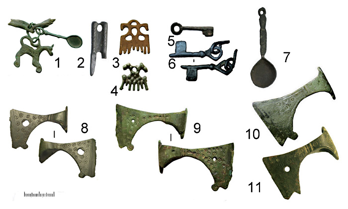 находка славянских оберегов, сделанная в районе города Торжка Тверской области