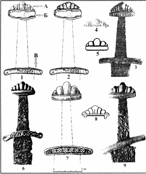 Знахідки фрагментів середньовічних мечів та деталей руків’їв