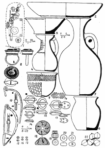 Древний кинжал на Кавказе. Погребение 61 могильника Цибилиум-1