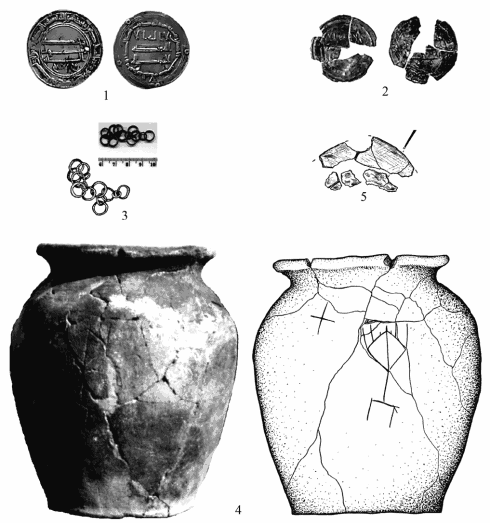 Предметы из захоронения на «Прокатном стане 3000» (Мариуполь)