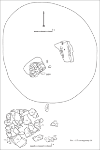 План кургана 28