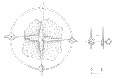 Щит из разрушенного могильника Варданэ под Сочи